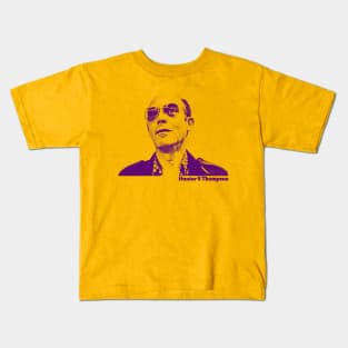 Hunter S Thompson /// Aesthetic Fanart Design Kids T-Shirt